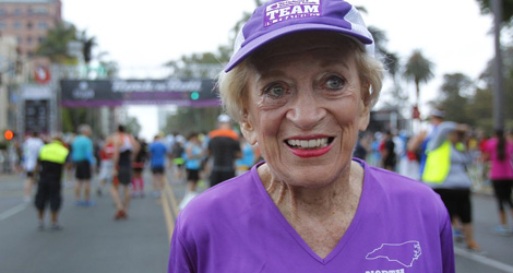 Record du monde marathon Harriette Thompson